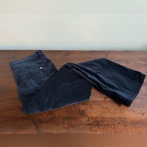 RAG & BONE • Women’s 10 Inch Flare Pants Velvet Cropped Length Black Size 27